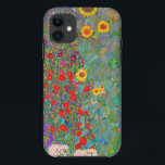 Capa Para iPhone 11 Jardim de Fazenda de Gustav Klimt com girassóis<br><div class="desc">Jardim de Fazenda de Gustav Klimt com Sunflower iPhone 11 Case .</div>