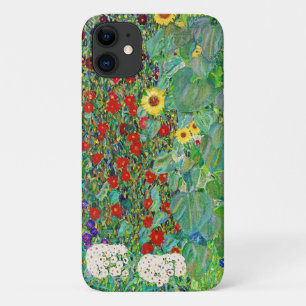 Capa Para iPhone 11 Jardim de Fazenda Gustav Klimt com pintura de gira