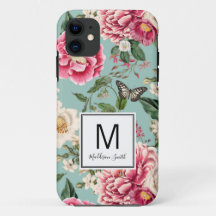 Jardim de Flor Azul e Rosa Adicionam Seu Nome