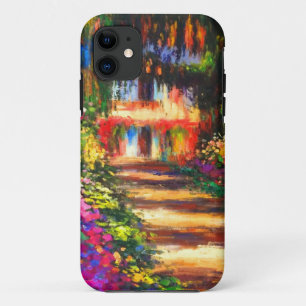Capa Para iPhone 11 Jardim Monet em Giverny