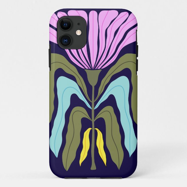 Capa Para iPhone 11 Jardim Whimsical (Verso)