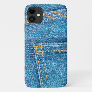 Capa Para iPhone 11 Jeans azuis