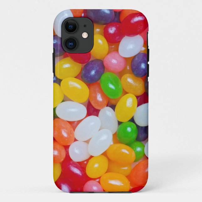 Capa Para iPhone 11 Jelly Bean - Modelo de fundo da Jellybeans de Pásc (Verso)