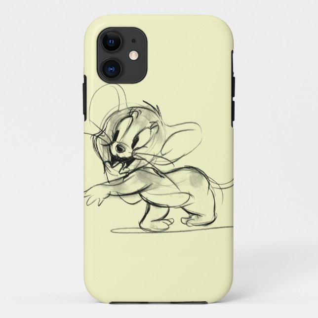 Capa Para iPhone 11 Jerry Bashful Sketch (Verso)