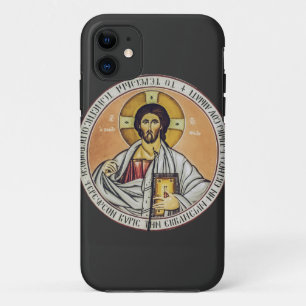 Capa Para iPhone 11 Jesus Cristo Pantocrator cúpula da Igreja
