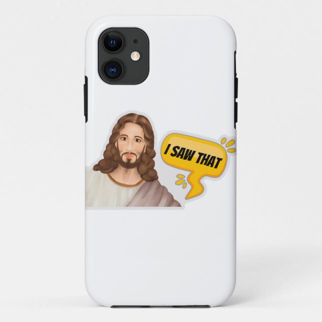 Capa Para iPhone 11 Jesus, Eu Vi Isso (Verso)