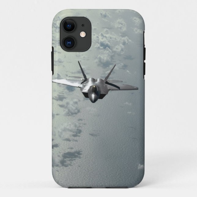 Capa Para iPhone 11 Jet Fighter Over Seas (Verso)