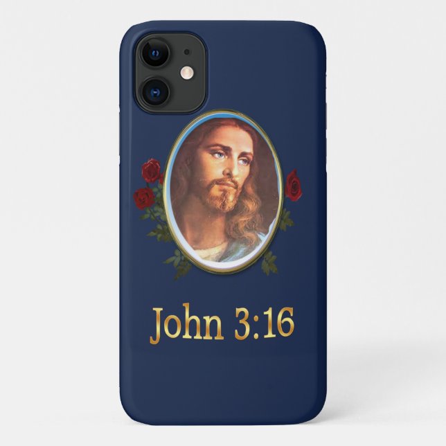 Capa Para iPhone 11 João 3:16 (Verso)