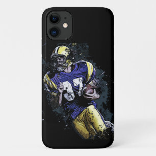 Capa Para iPhone 11 Jogador americano no estilo de cartum Case-Mate iP