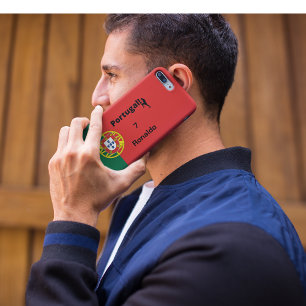Capa Para iPhone 11 Jogador de Futebol Português personalizável