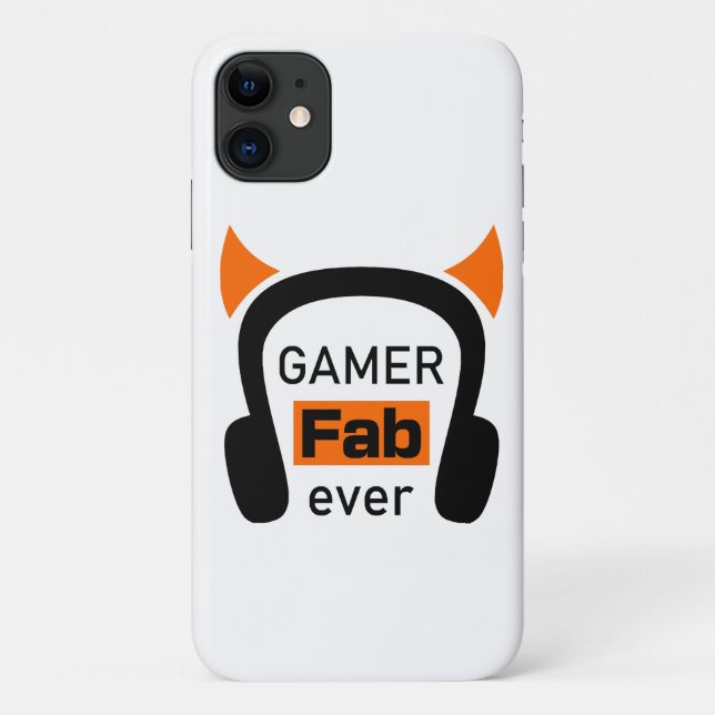 Capa Para iPhone 11 jogador fab-ever (Verso)