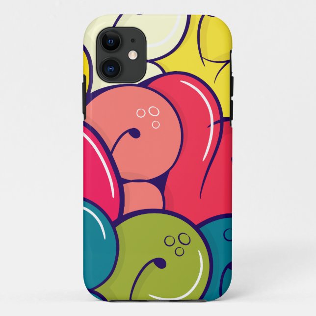 Capa Para iPhone 11 Jogue acima letras (Verso)