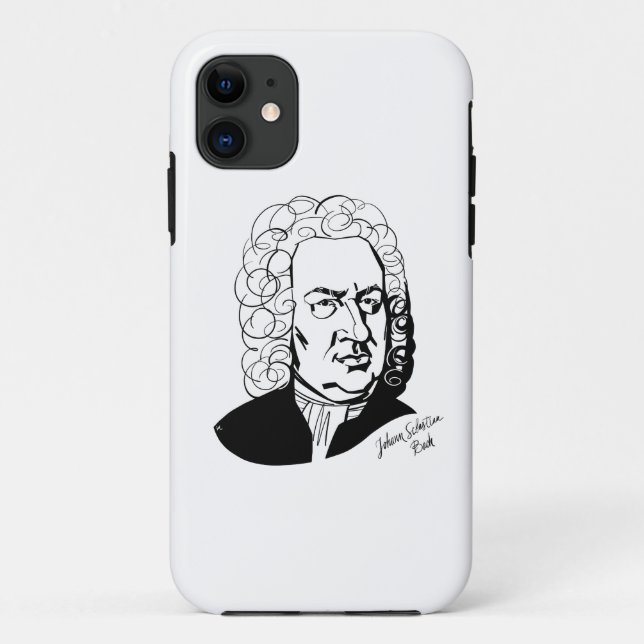 Capa Para iPhone 11 Johann Sebastian Bach (Verso)