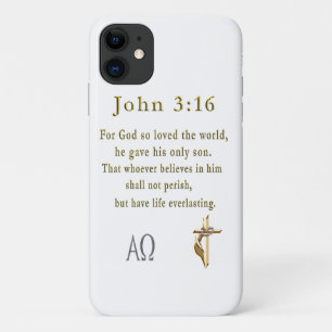 Capa Para iPhone 11 John 3:16