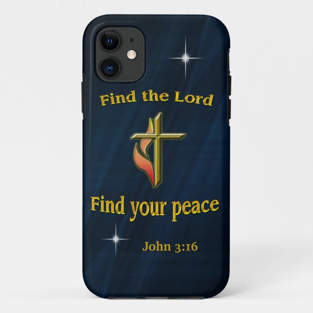 Capa Para iPhone 11 John 3:16 (Verso)