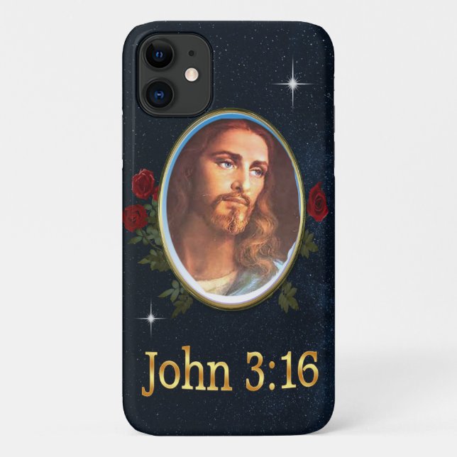 Capa Para iPhone 11 John 3:16 (Verso)