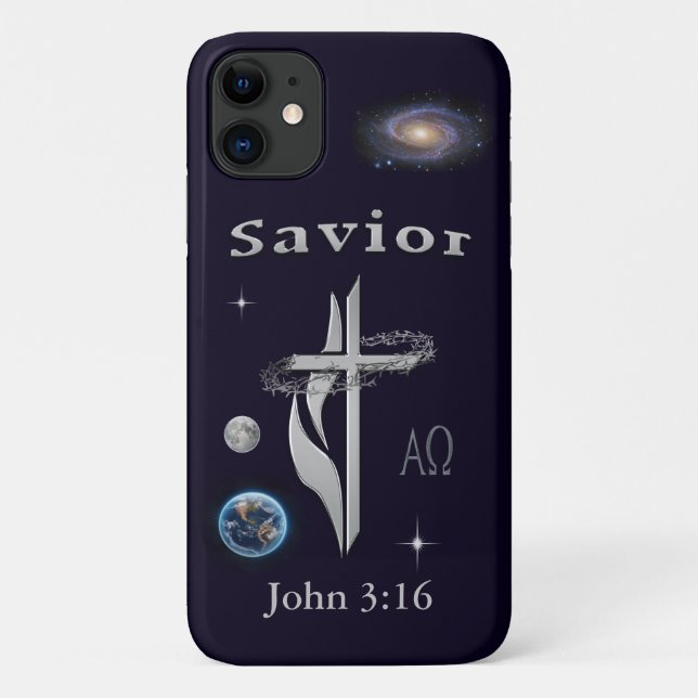 Capa Para iPhone 11 John 3:16 (Verso)