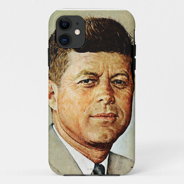Capa Para iPhone 11 John F. Kennedy em MEMORIAM (Verso)
