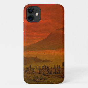 Capa Para iPhone 11 John Glover Van Diemen Terras Tasmânia aborígenes