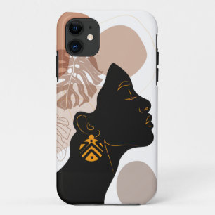 Capa Para iPhone 11 Jovem e linda mulher africana