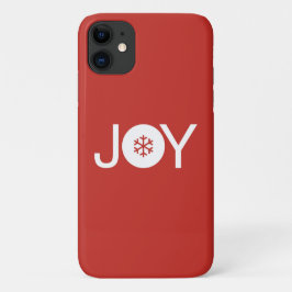 Capa Para iPhone 11 Joy Christmas Red iPhone 11 Case