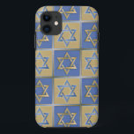 Capa Para iPhone 11 Judaica Star De David Metal Dourado Azul<br><div class="desc">Você está vendo a coleção de Design Lee Hiller. Roupa,  Ofertas e Coleções Lee Hiller Fotografia ou Coleção de Arte Digital. Você pode ver sua fotografia da Nature em http://HikeOurPlanet.com/ e seguir seu blog de caminhada no Hot Primavera National Park.</div>