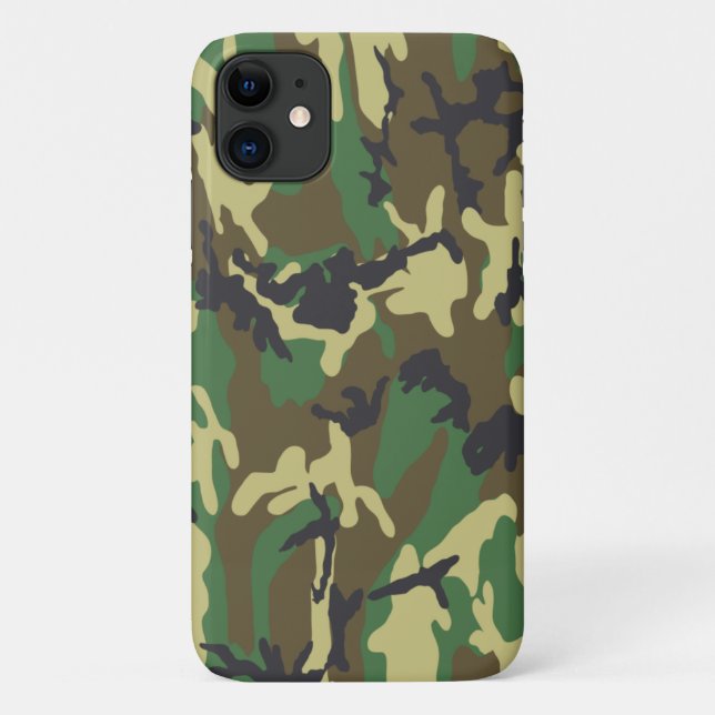 Capa Para iPhone 11 Jungle Camo (Verso)