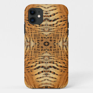 Capa Para iPhone 11 Kaleidoscope Tigre Pele Padrão