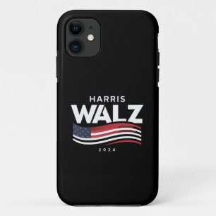 Capa Para iPhone 11 Kamala Harris Tim Walz Valsa Eleição 2024