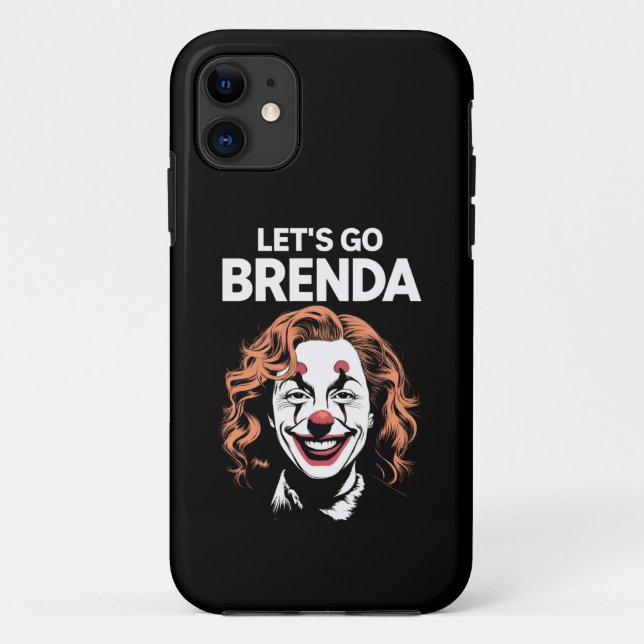 Capa Para iPhone 11 Kamala Palhaço Vamos Brenda (Verso)