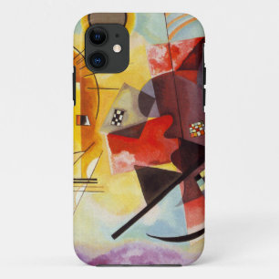 Capa Para iPhone 11 Kandinsky Amarelo Azul