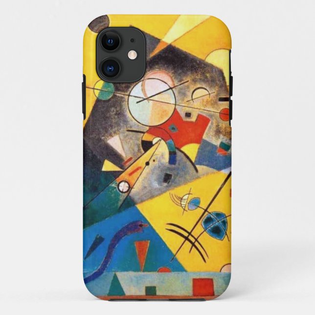 Capa Para iPhone 11 Kandinsky Quiet Harmony Abstrato Art (Verso)