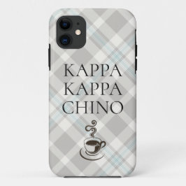 Capa Para iPhone 11 Kappa Kappa Chino Funny Coffee Lover