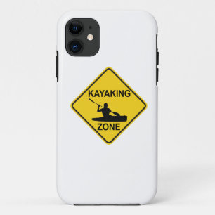Capa Para iPhone 11 Kayaking Zone Road Sign
