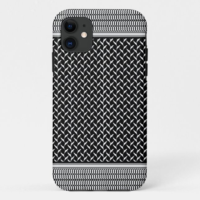 Capa Para iPhone 11 Keffiyeh palestino (Verso)