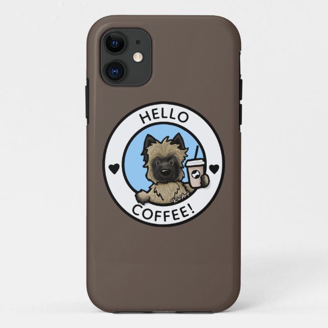 Capa Para iPhone 11 KiniArt Café Cairn Case-Mate capa de iPhone (Verso)