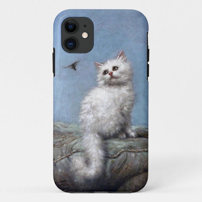 Capa Para iPhone 11 Kitten e Bee, Carl Kahler (Verso)