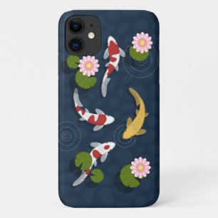 Capa Para iPhone 11 Koi Fish Pond Japonês