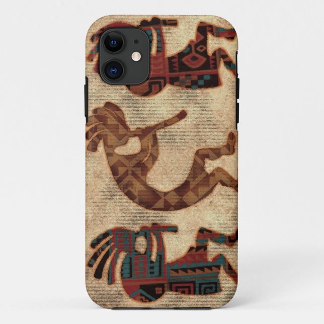 Capa Para iPhone 11 Kokopelli Southwestern (Verso)