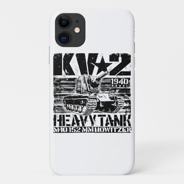Capa Para iPhone 11 KV-2 Tanque pesado soviético (Verso)