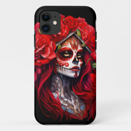 Capa Para iPhone 11 La Catrina, Dia De Los Muertos Dia Mexicano