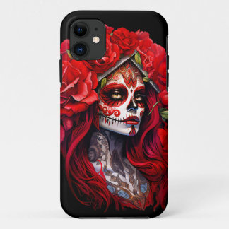Capa Para iPhone 11 La Catrina, Dia De Los Muertos Dia Mexicano