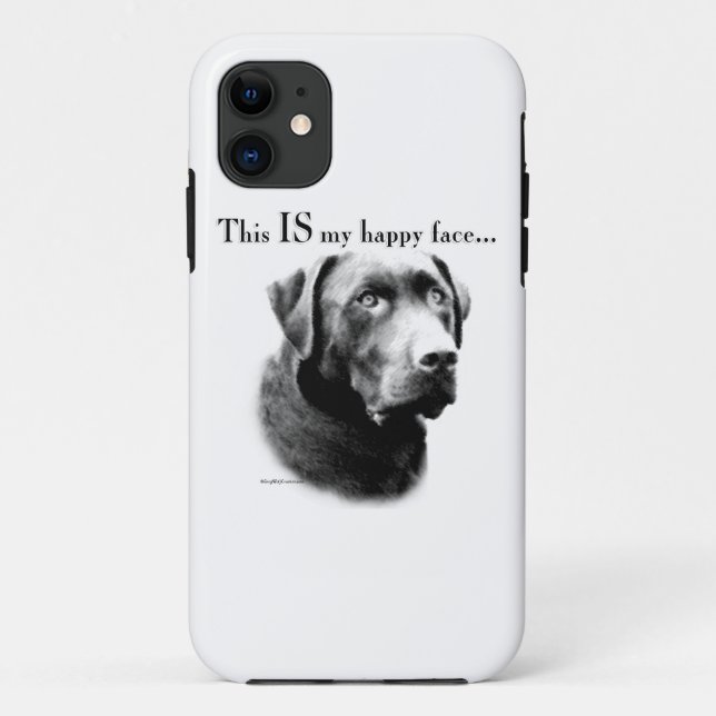 Capa Para iPhone 11 Lab Face Feliz (Verso)