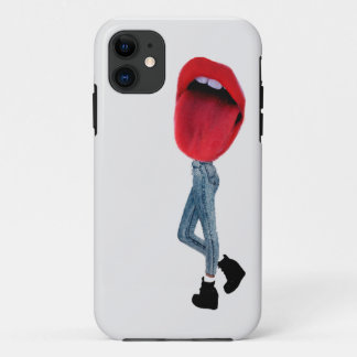 Capa Para iPhone 11 Lábios de passeio