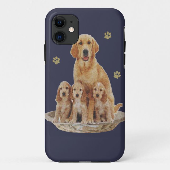 Capa Para iPhone 11 "labrador recupera" (Verso)