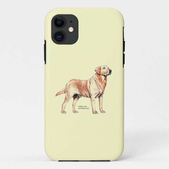 Capa Para iPhone 11 Labrador Retriever (Verso)