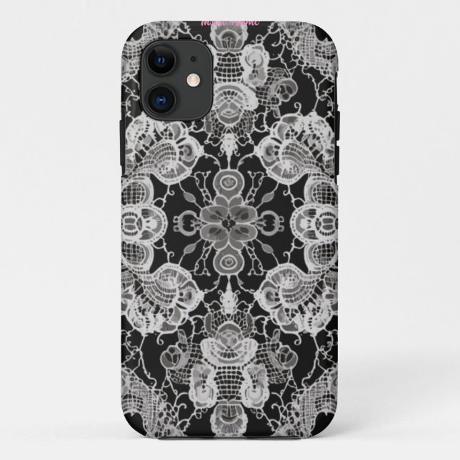 Capa Para iPhone 11 Lace Floral Harmony (Verso)