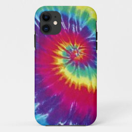 Capa Para iPhone 11 Laço do céu do Hippie tingido