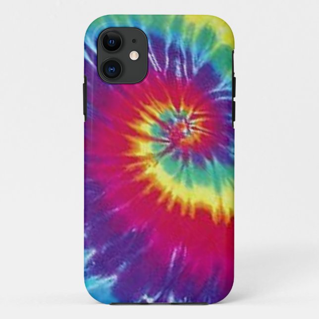 Capa Para iPhone 11 Laço do céu do Hippie tingido (Verso)