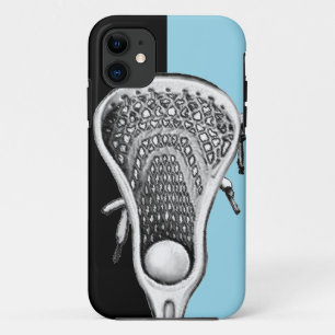 Capa Para iPhone 11 Lacrosse Sports Light-blue